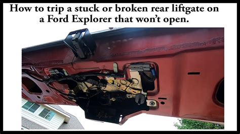Clicking this will make more experts see the question and we. . Ford explorer liftgate panel removal
